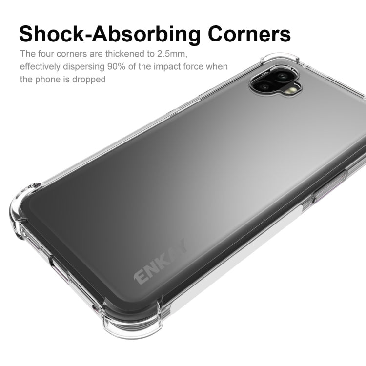 For Samsung Galaxy Xcover6 Pro ENKAY Clear TPU Shockproof Phone Case