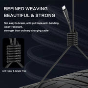 USB to 8 Pin 1.5m Spring Telescopic Mobile Phone Fast Charging Data Cable