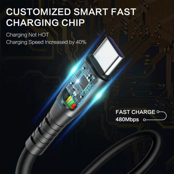 USB to 8 Pin 1.5m Spring Telescopic Mobile Phone Fast Charging Data Cable