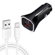 TE-P22 38W PD USB-C / Type-C + QC3. 0 USB Car Charger with 1m USB to USB-C / Type-C Data Cable(Black) - Car Charger by PMC TechLife | Online Shopping South Africa | PMC TechLife