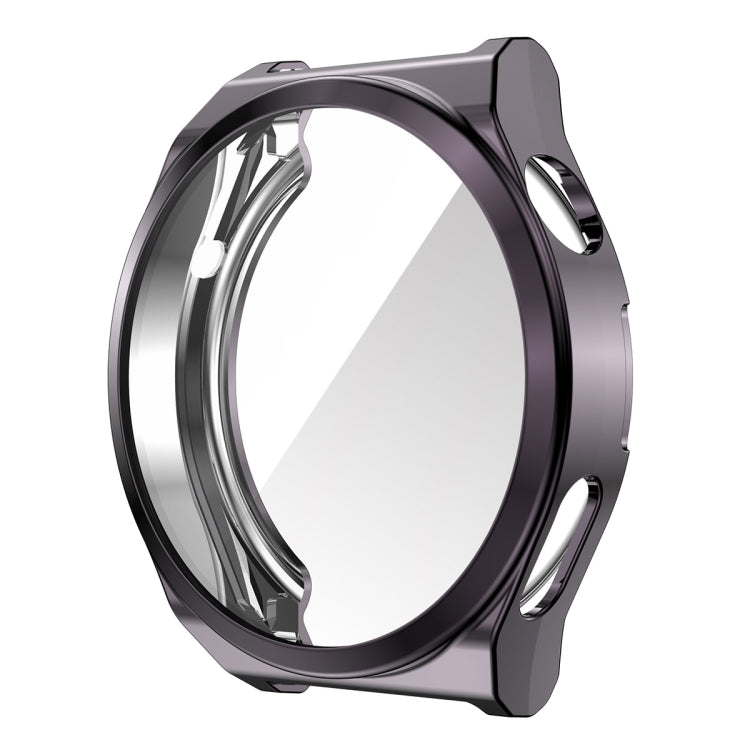 For Huawei Watch GT 3 Pro 46mm ENKAY Full Coverage Electroplated Soft TPU Case with Screen Protection(Grey)