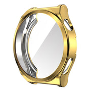 For Huawei Watch GT 3 Pro 46mm ENKAY Full Coverage Electroplated Soft TPU Case with Screen Protection(Golden)
