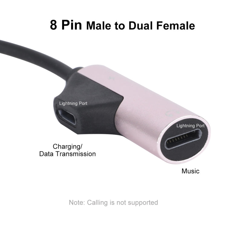 ENKAY ENK-AT109 Male 8 Pin to Dual Female 8 Pin Adapter Data Transfer Cable(Red)