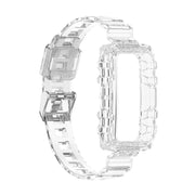 For Huawei Band 6 One-Piece Transparent Silicone Watch Band(Transparent)