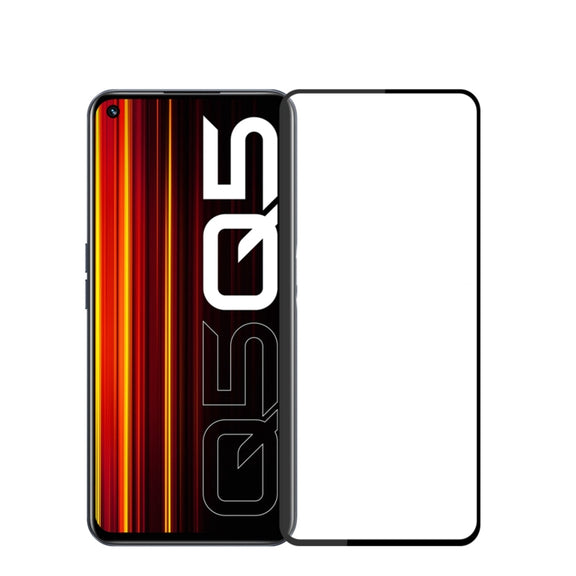 For OPPO Realme Q5 PINWUYO 9H 2.5D Full Screen Tempered Glass Film(Black)