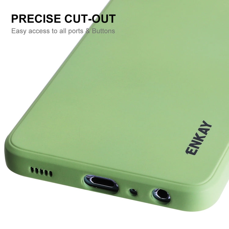 For Samsung Galaxy A52 5G ENKAY Liquid Silicone Soft Shockproof Phone Case(Black)