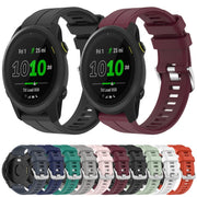 Compatible with Garmin Compatible witherunner 745 22mm Silicone Sports Watch Band(Red)