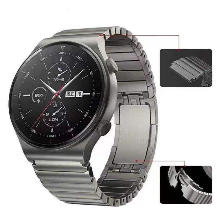 For Huawei GT 3 Pro 46mm One Bead Original Buckle Metal Watch Band(Gray)