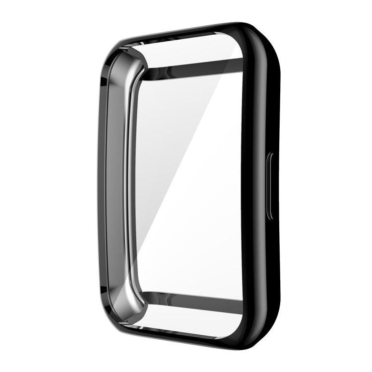 For Huawei Band 7/6 / Honor Band 6 ENKAY Hat-Prince Full Coverage Electroplated Soft TPU Case with Screen Protection(Black) - Watch Cases by ENKAY