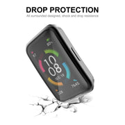 For Huawei Band 7/6 / Honor Band 6 ENKAY Hat-Prince Full Coverage Electroplated Soft TPU Case with Screen Protection(Golden) - Watch Cases by ENKAY