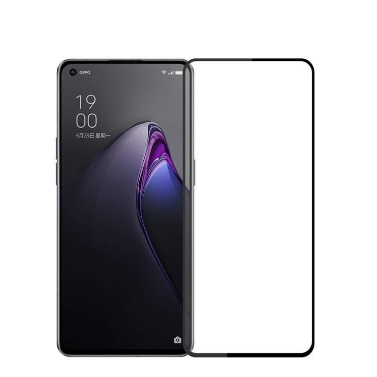 For OPPO Reno8 Pro+ PINWUYO 9H 2.5D Full Screen Tempered Glass Film(Black)