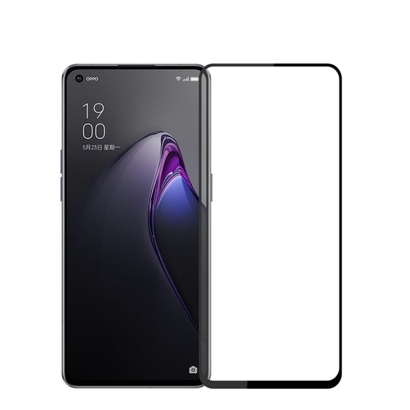 For OPPO Reno8 PINWUYO 9H 2.5D Full Screen Tempered Glass Film(Black)