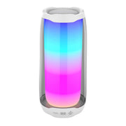 NBY 8892 LED IPX5 Water-resistant Portable Wireless Bluetooth Speaker(White)