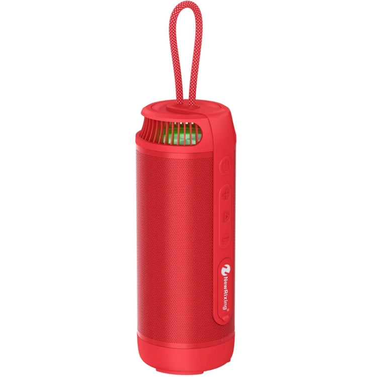 NewRixing NR9015 14W Portable IPX6 Water-resistant TWS Stereo Bluetooth Speaker(Red)