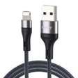 ENKAY ENK-CB118 1m USB 3.0 to 8 Pin 3A Fast Charging Sync Data Cable(Grey) - Normal Style Cable by ENKAY | Online Shopping South Africa | PMC TechLife