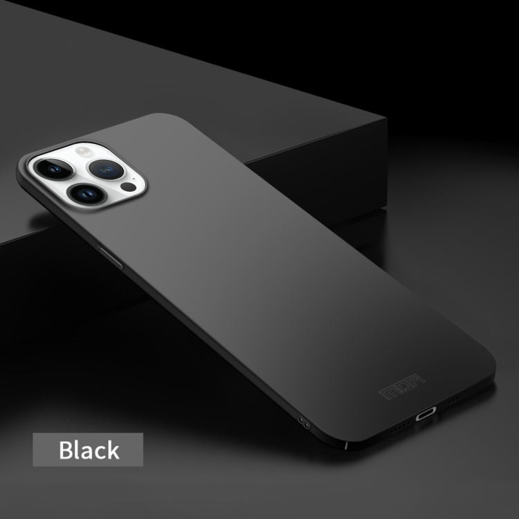For iPhone 14 Pro Max MOFI Frosted PC Ultra-thin Hard Case (Black)