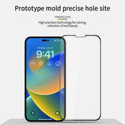 For iPhone 14 Plus PINWUYO 9H 3D Curved Full Explosion-proof Tempered Glass Film