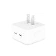 PD 35W Dual USB-C / Type-C Ports Charger for iPhone / iPad Series, US Plug - USB Charger by PMC TechLife | Online Shopping South Africa | PMC TechLife | Buy Now Pay Later Mobicred