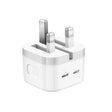 PD 35W Dual USB-C / Type-C Ports Charger for iPhone / iPad Series, UK Plug - free shipping - PMC TechLife - Order now!