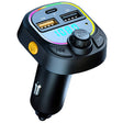C28 Fast Charging Atmosphere Light Handsfree Car Kit Car Mp3 Player Stereo FM Transmitter - Bluetooth Car Kits by PMC TechLife | Online Shopping South Africa | PMC TechLife