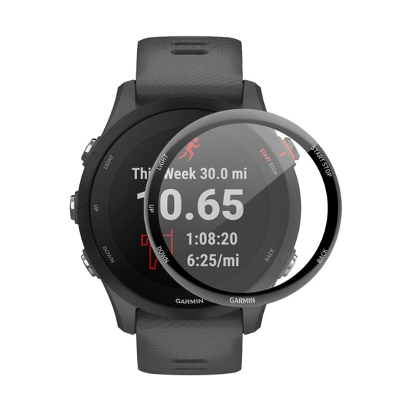 1 PC Compatible with Garmin Compatible witherunner 255S ENKAY Hat-Prince 3D Full Coverage Soft PC Edge + PMMA HD Screen Protector Film