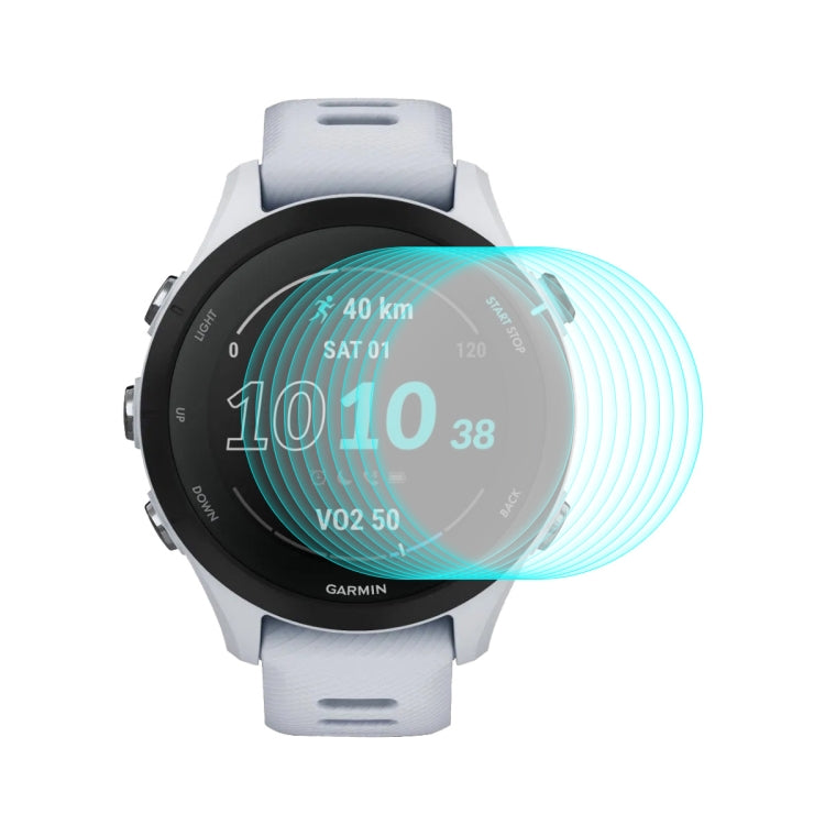 10 PCS Compatible with Garmin Compatible witherunner 255S ENKAY 0.2mm 9H Tempered Glass Screen Protector Watch Film