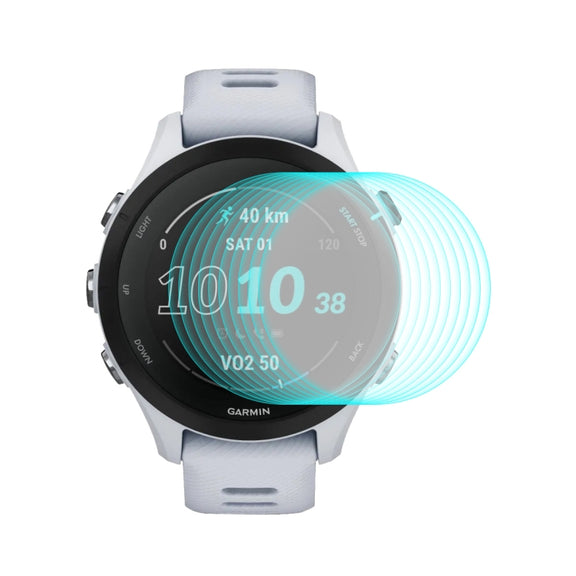 10 PCS Compatible with Garmin Compatible witherunner 255S ENKAY 0.2mm 9H Tempered Glass Screen Protector Watch Film