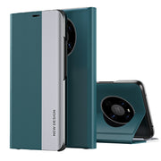 For Honor X9 4G / 5G 2022 / X30 / Magic4 Lite 5G Side Electroplated Adsorption Leather Phone Case(Green)
