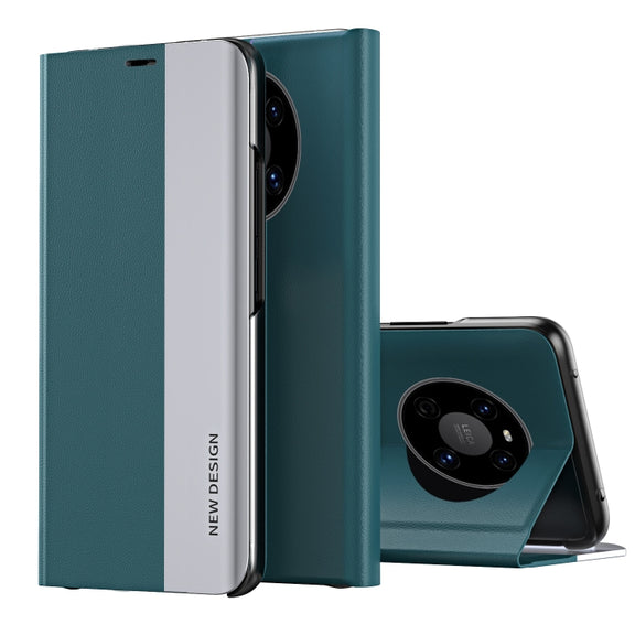 For Honor X9 4G / 5G 2022 / X30 / Magic4 Lite 5G Side Electroplated Adsorption Leather Phone Case(Green)