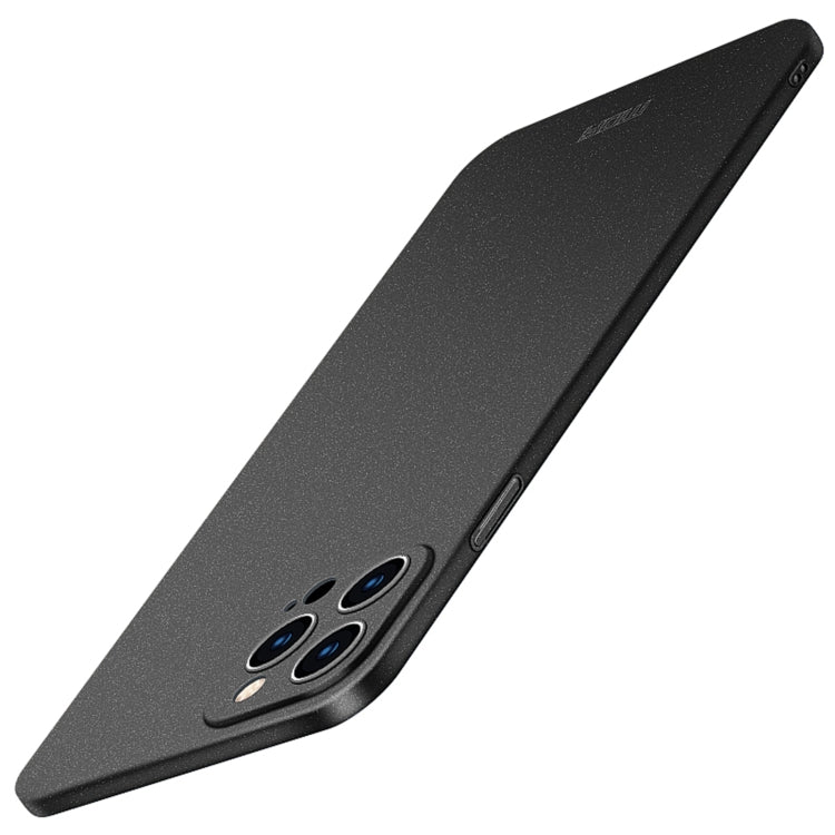 For iPhone 14 Pro MOFI Fandun Series Frosted PC Ultra-thin Phone Case(Black)