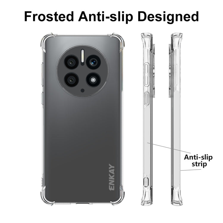 For Huawei Mate 50 Pro 4G ENKAY Transparent TPU Shockproof Phone Case