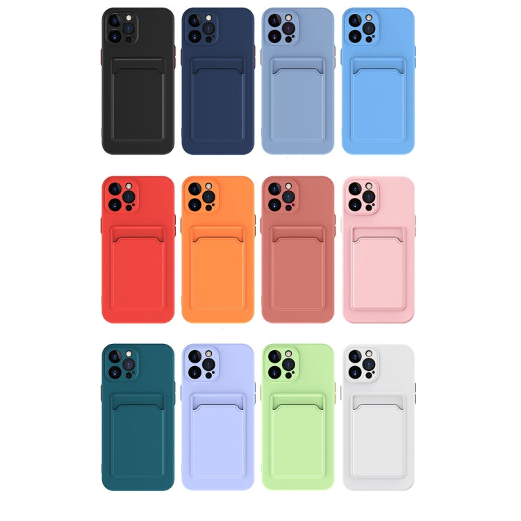 For iPhone 14 Pro Max Skin Feel Card Color Button TPU Case (Black)