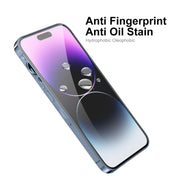 For iPhone 14 Pro 2pcs ENKAY 6D Full Glue Tempered Glass Full Film
