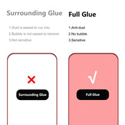For iPhone 14 Pro 2pcs ENKAY 6D Full Glue Tempered Glass Full Film