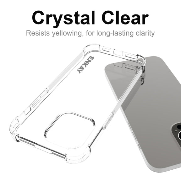 For iPhone 14 Pro ENKAY Clear TPU Shockproof Phone Case