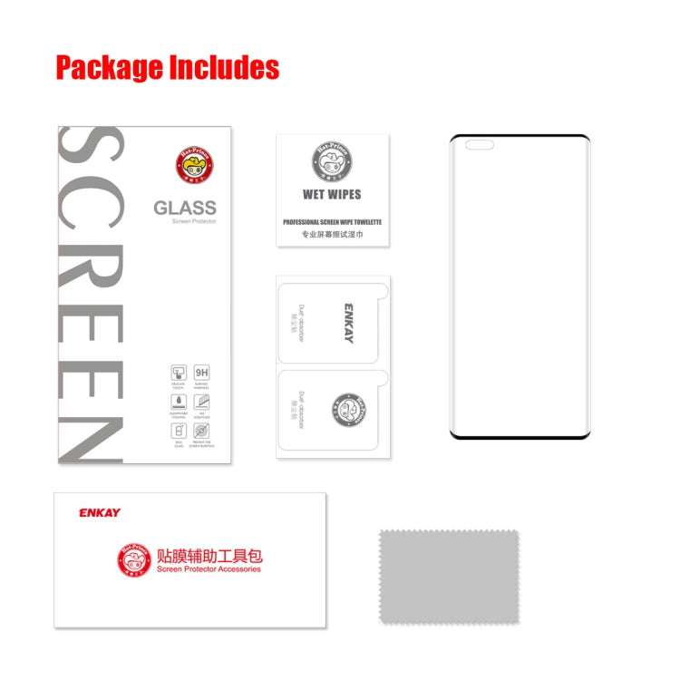 For Huawei Nova 10 Pro ENKAY 3D Heat Bending Tempered Glass Film