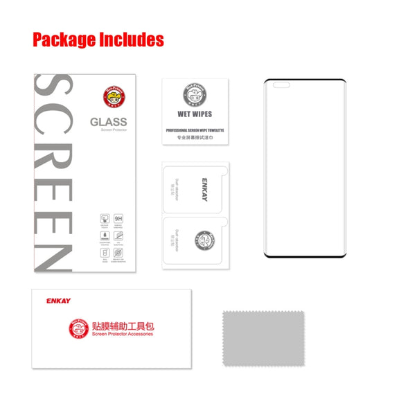 For Huawei Nova 10 Pro ENKAY 3D Heat Bending Tempered Glass Film