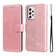 For Samsung Galaxy A53 5G JUNSUNMAY Calf Texture Leather Phone Case(Pink) - Galaxy Phone Cases by JUNSUNMAY | Online Shopping South Africa | PMC TechLife | Buy Now Pay Later Mobicred
