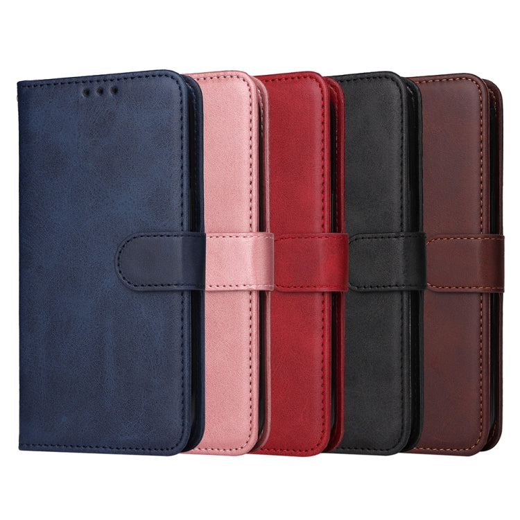 For Samsung Galaxy A53 5G JUNSUNMAY Calf Texture Leather Phone Case(Pink)