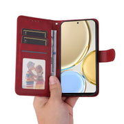 For Honor X9 / X30 / Magic4 Lite JSM Calf Texture Leather Phone Case(Red)
