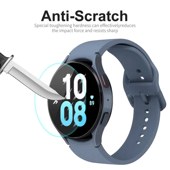 5 PCS For Samsung Galaxy Watch5 44mm ENKAY 0.2mm 9H Tempered Glass Screen Protector Watch Film