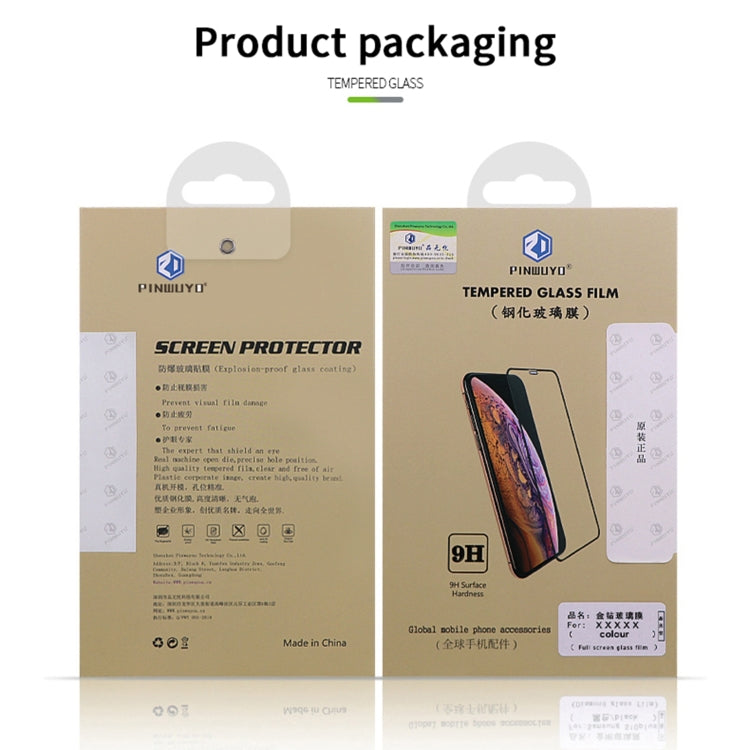 For Google Pixel 7 PINWUYO 9H 2.5D Full Screen Tempered Glass Film(Black)
