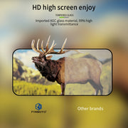 For iPhone 14 Pro PINWUYO 9H 2.5D Full Screen Tempered Glass Film(Black)