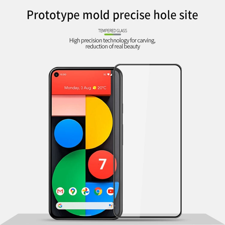 For Google Pixel 7 5G PINWUYO 9H 3D Curved Explosion-proof Tempered Glass Full Film(Black)