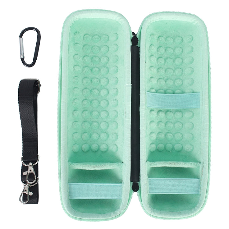 For JBL Flip 6 Portable Storage Box Case(Black Green)