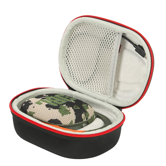 For JBL Clip4 Bluetooth Speaker EVA Shockpproof Storage Box Case(Black Grey)