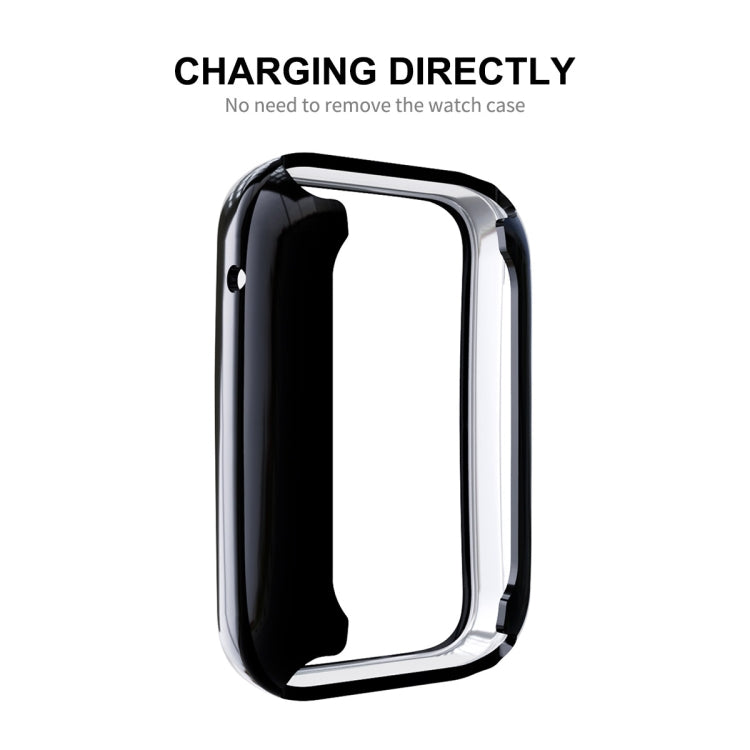 For Xiaomi Mi Band 7 Pro ENKAY Hat-Prince Full Coverage Electroplated TPU Screen Protection Case(Pink) - Watch Cases by ENKAY