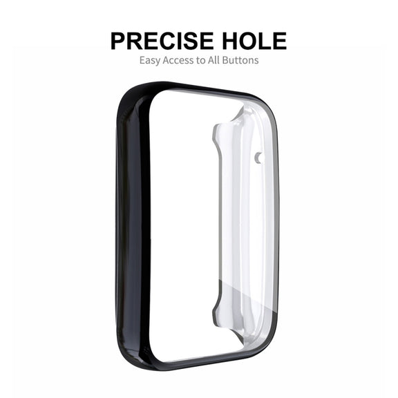For Xiaomi Mi Band 7 Pro ENKAY Hat-Prince Full Coverage Electroplated TPU Screen Protection Case(Rose Gold) - Watch Cases by ENKAY