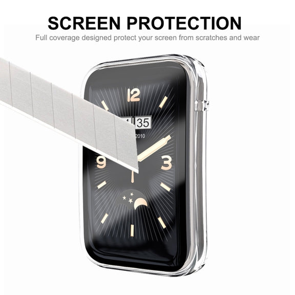 For Xiaomi Mi Band 7 Pro ENKAY Hat-Prince Full Coverage TPU Screen Protection Case - Watch Cases by ENKAY