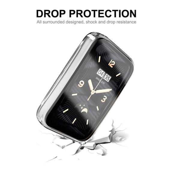 For Xiaomi Mi Band 7 Pro ENKAY Hat-Prince Full Coverage TPU Screen Protection Case - Watch Cases by ENKAY